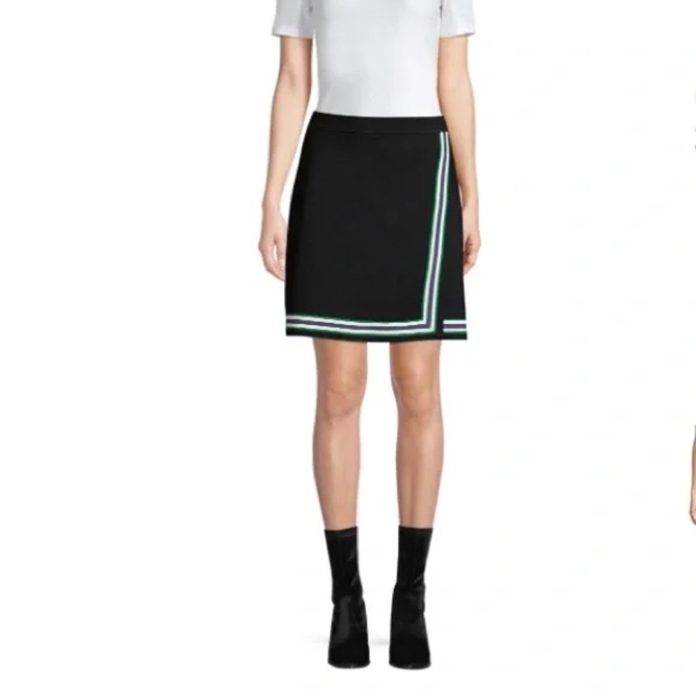 Sandro Elodie Striped A Line Skirt